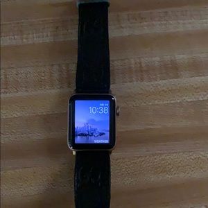 Apple3 watch with Gucci band and original band